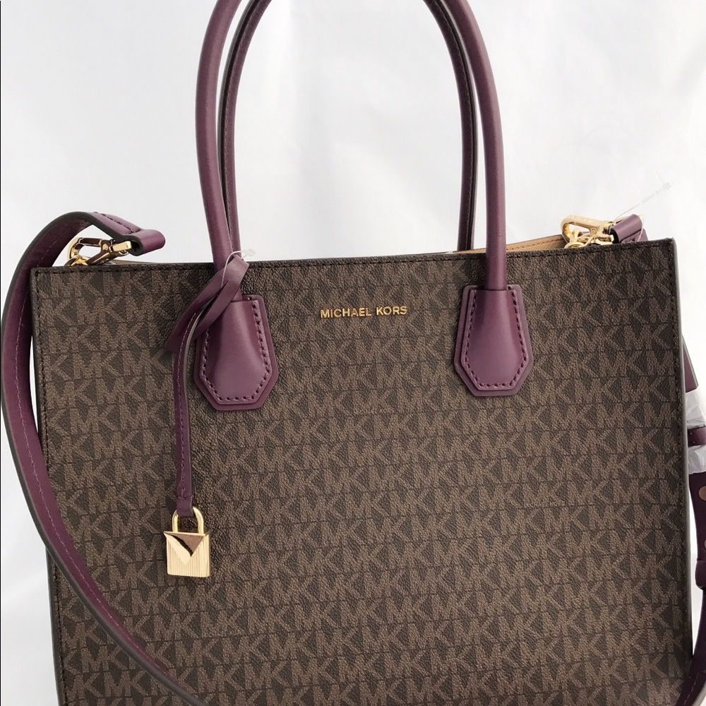 NWT Michael Kors Mercer Studio Large Convertible - Picture 3 of 8